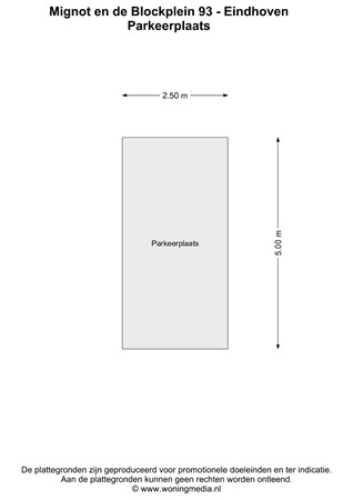Floorplan - Mignot en de Blockplein 93, 5611 CG Eindhoven